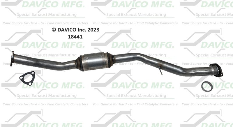 Davico 18441 Catalytic Converter - Rear