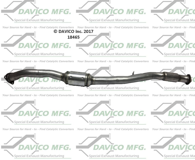 Davico 18465 Catalytic Converter - Center