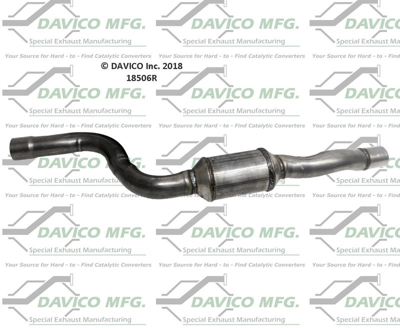 Davico 18506R Catalytic Converter - Rear Right