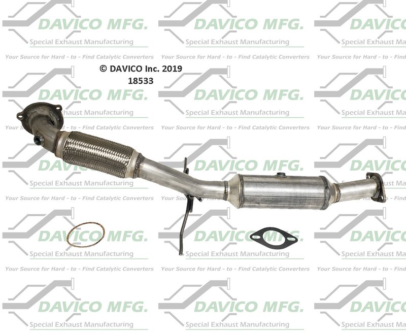 Davico 18533 Catalytic Converter - Rear
