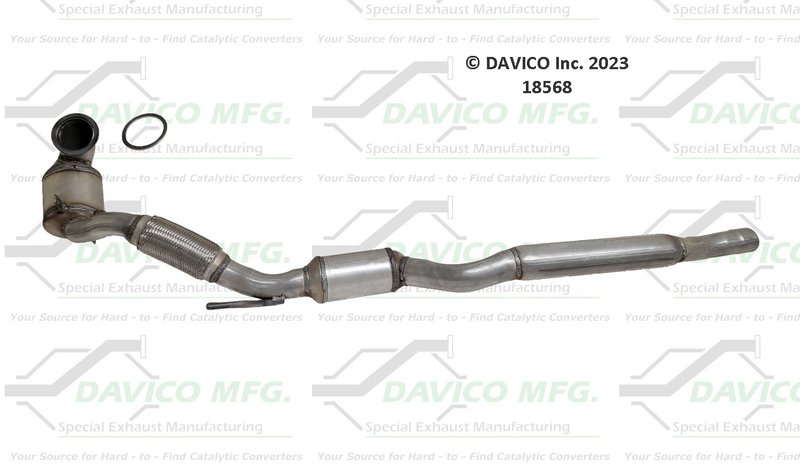 Davico 18568 Catalytic Converter - Front