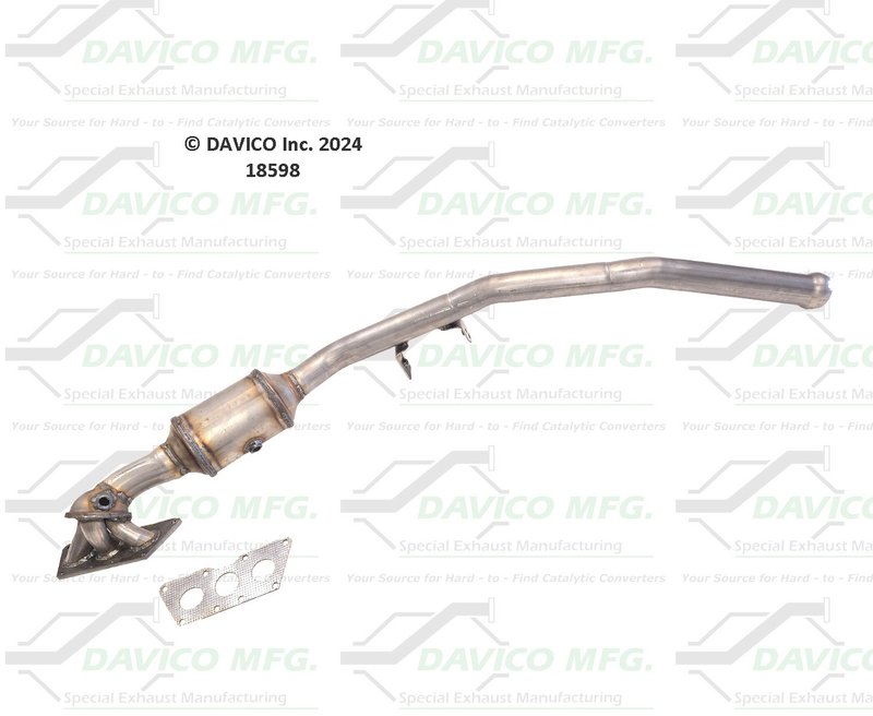 Davico 18598 Catalytic Converter - Right