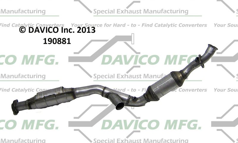 Davico 190881 Catalytic Converter - Front Left