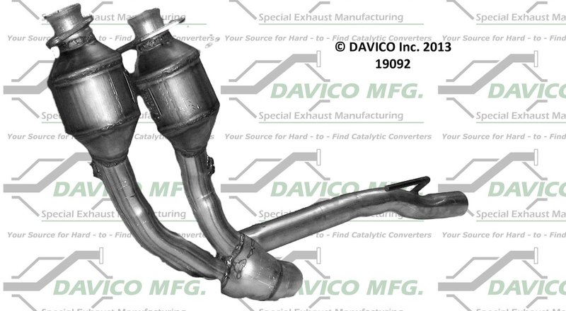 Davico 19092 Catalytic Converter - Front