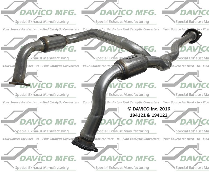 Davico 194121 Catalytic Converter - Left Center