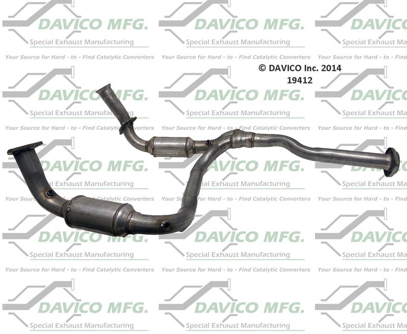 Davico 19412 Catalytic Converter - Center