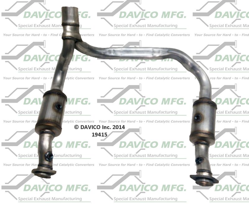 Davico 19415 Catalytic Converter - Center