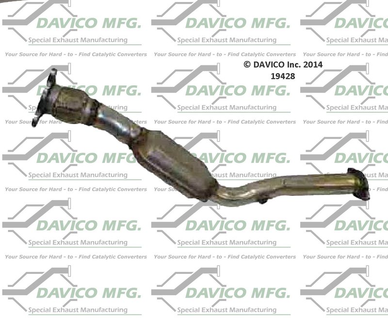 Davico 19428 Catalytic Converter - Center