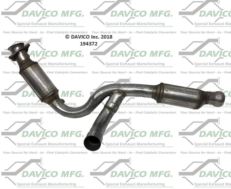 Davico 194372 Catalytic Converter - Rear Right or Right
