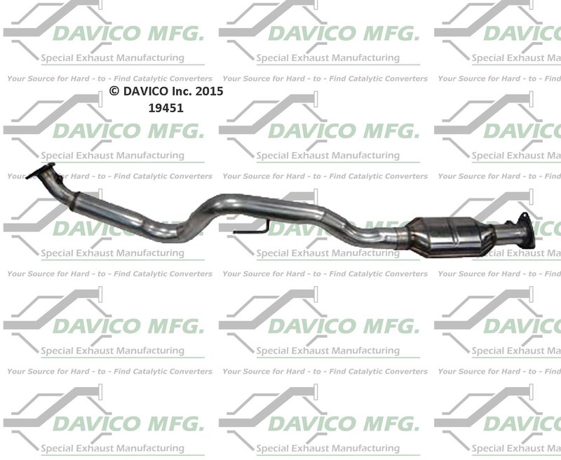 Davico 19451 Catalytic Converter - Right