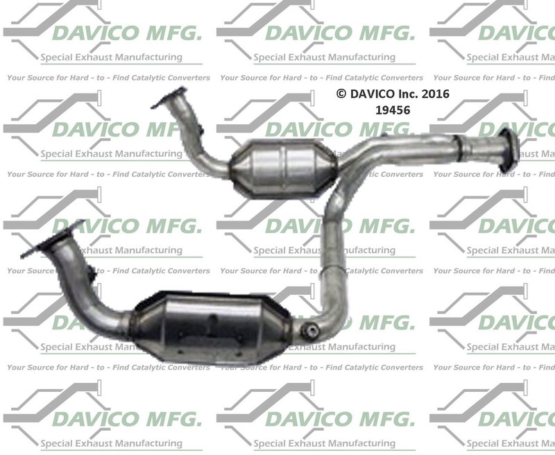 Davico 19456 Catalytic Converter - Center