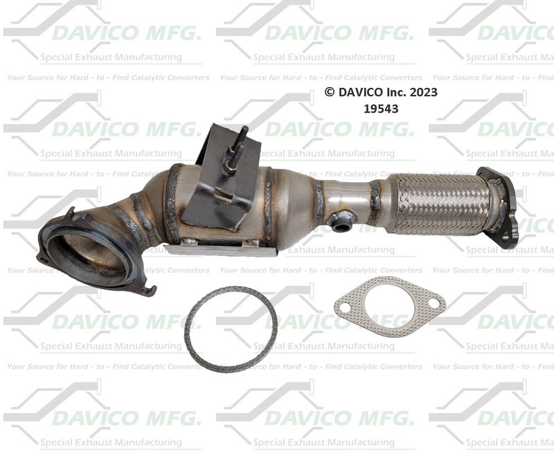 Davico 19543 Catalytic Converter - Front