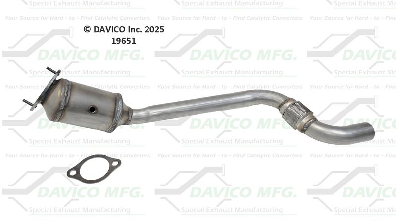 Davico 19651 Catalytic Converter - Right