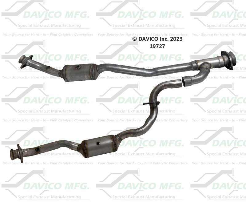 Davico 19727 Catalytic Converter - Front