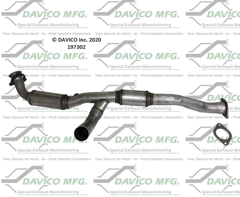 Davico 197302 Catalytic Converter - Front Right