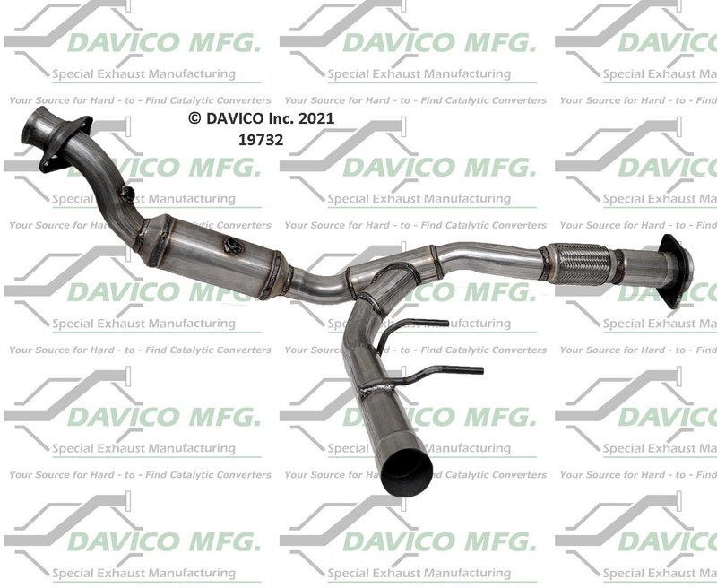 Davico 19732 Catalytic Converter - Right
