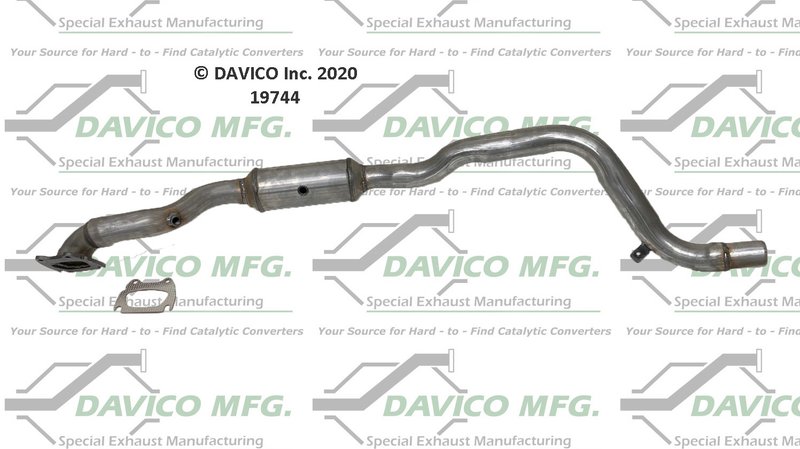 Davico 19744 Catalytic Converter - Right