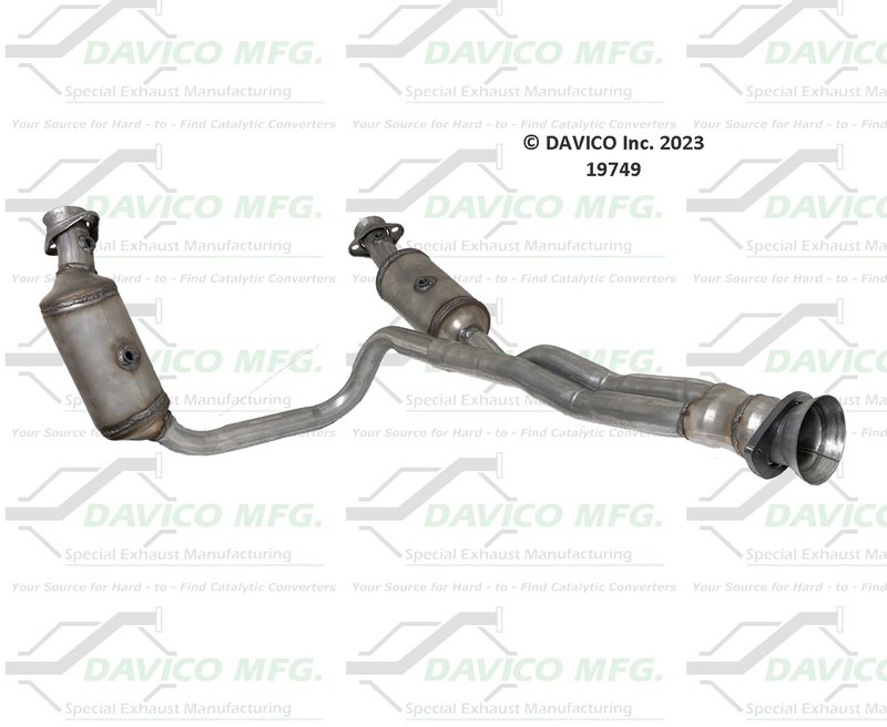 Davico 19749 Catalytic Converter - Front