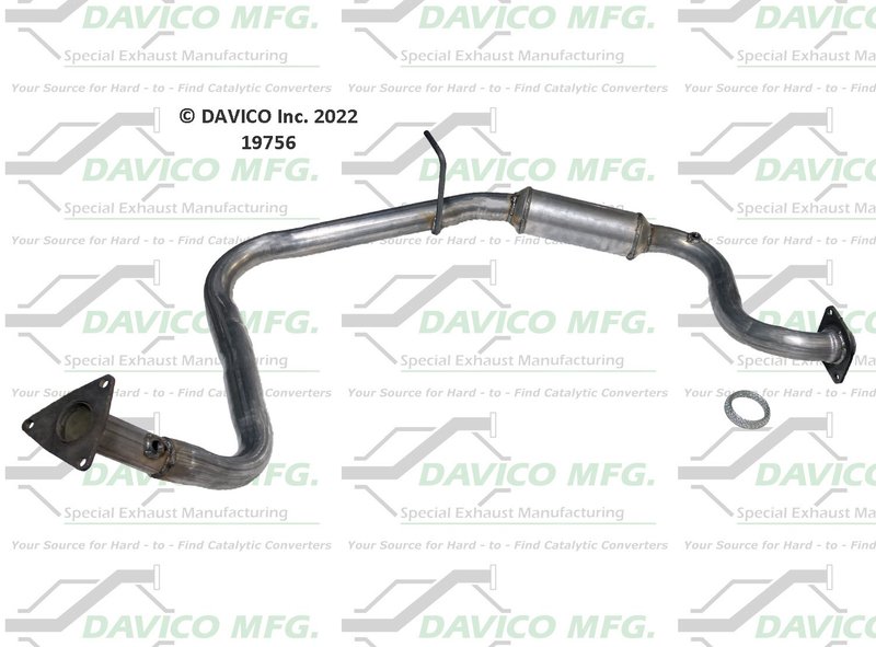 Davico 19756 Catalytic Converter - Left