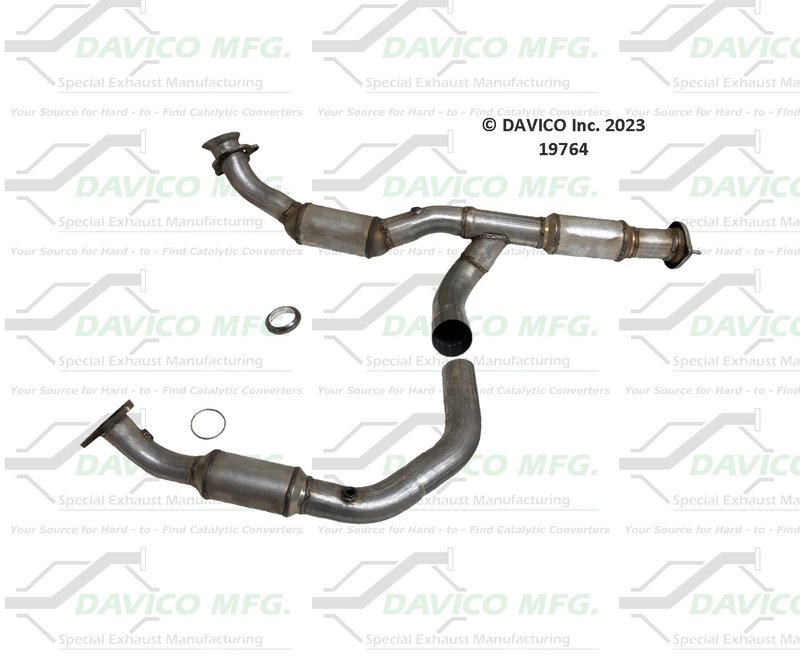 Davico 19764 Catalytic Converter - Front