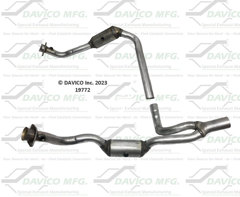 Davico 19772 Catalytic Converter - Front
