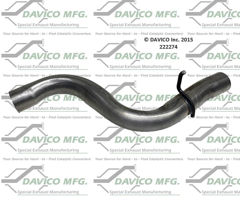 Davico 222274 Exhaust Pipe - Center Rear