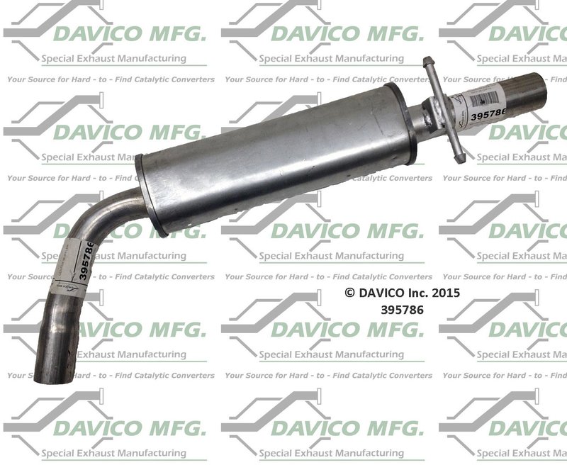 Davico 395786 Exhaust Muffler - Center