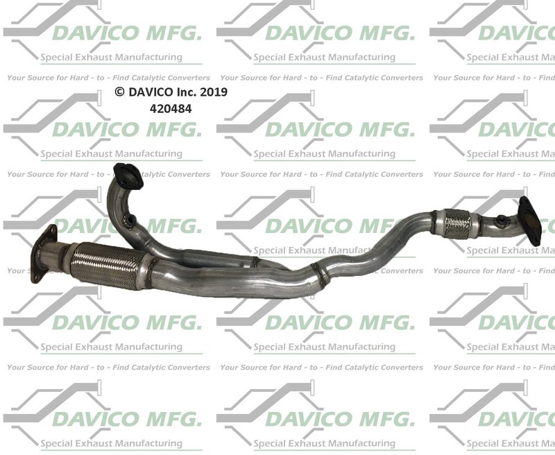 Davico 420484 Exhaust Y Pipe - Front