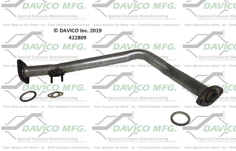 Davico 422809 Exhaust Pipe - Front Right