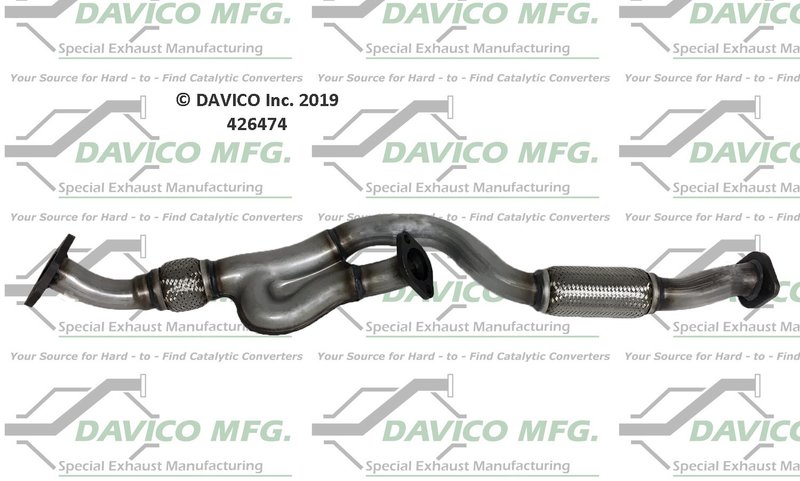 Davico 426474 Exhaust Y Pipe - Front