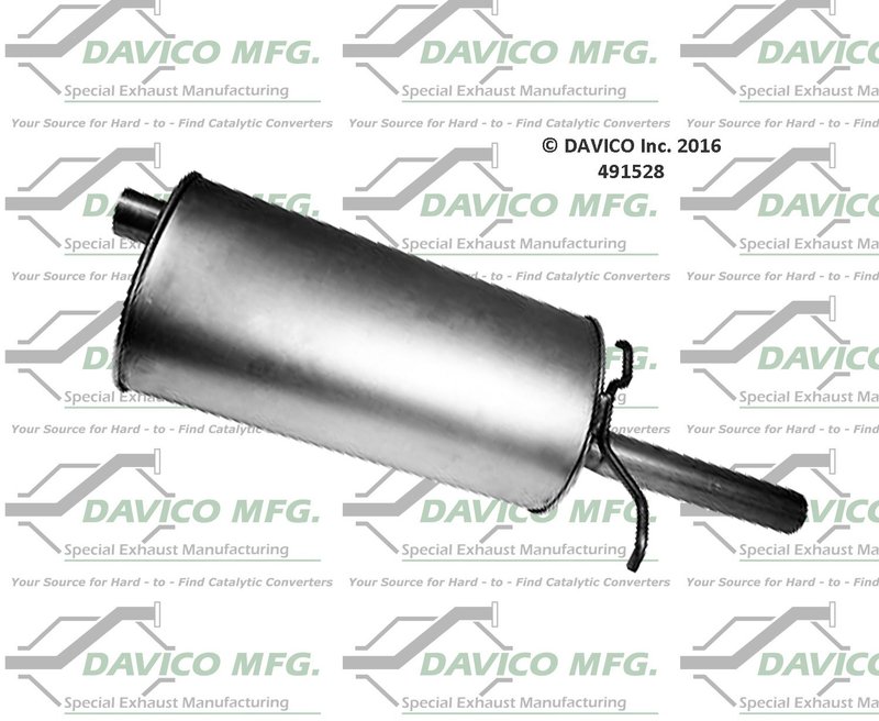 Davico 491528 Exhaust Muffler - Rear