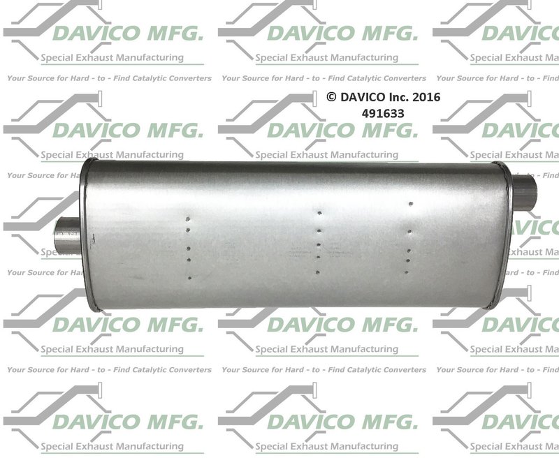 Davico 491633 Exhaust Muffler - Center