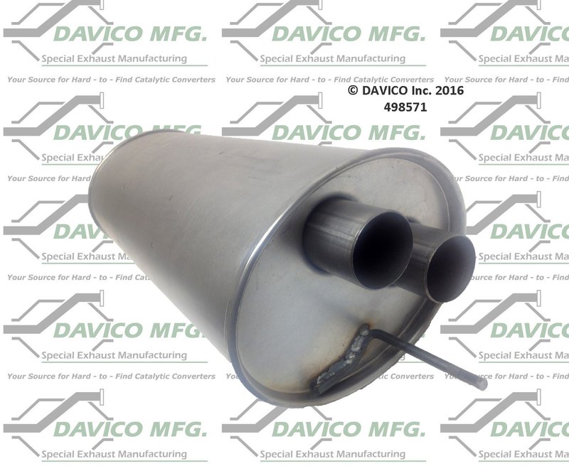 Davico 498571 Exhaust Muffler - Center