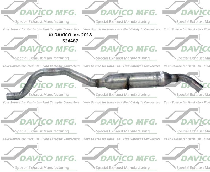 Davico 524487 Exhaust Resonator Pipe