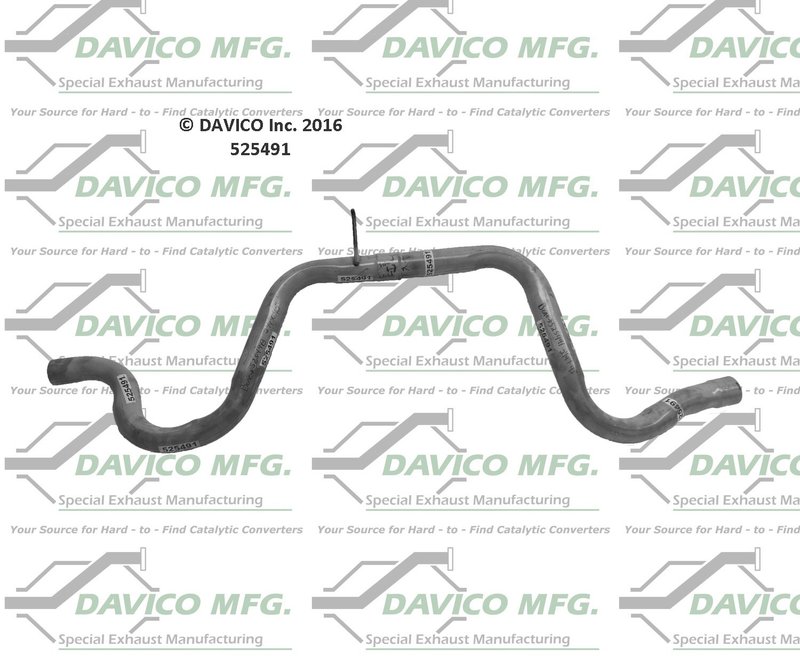 Davico 525491 Exhaust Pipe - Rear