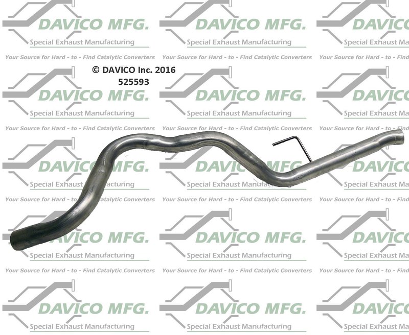 Davico 525593 Exhaust Tail Pipe - Rear
