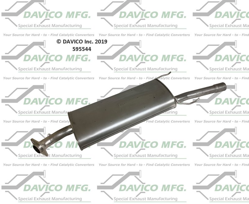 Davico 595544 Exhaust Muffler Assembly - Rear