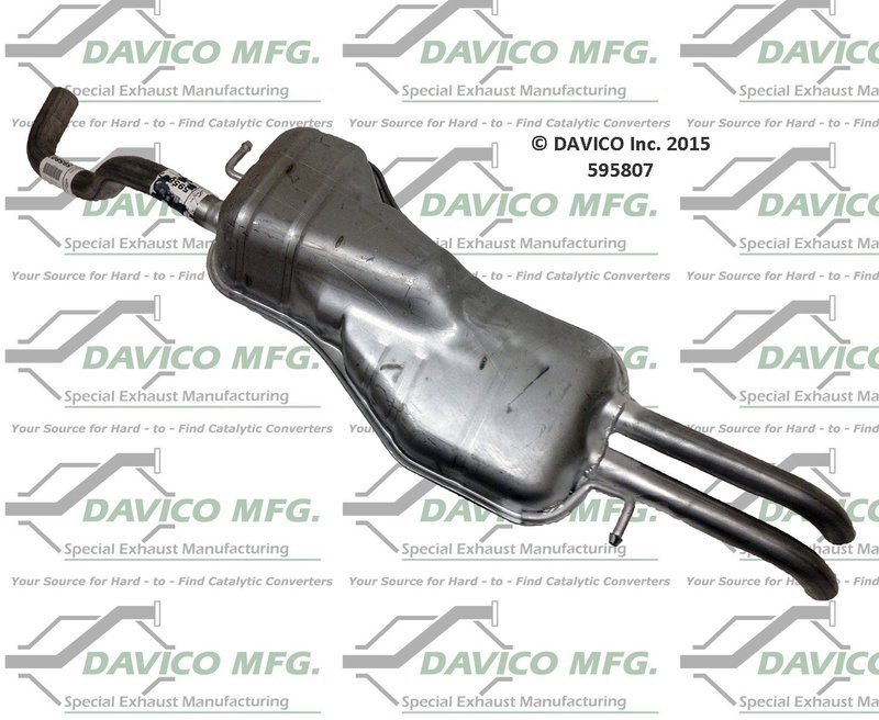 Davico 595807 Exhaust Muffler - Rear