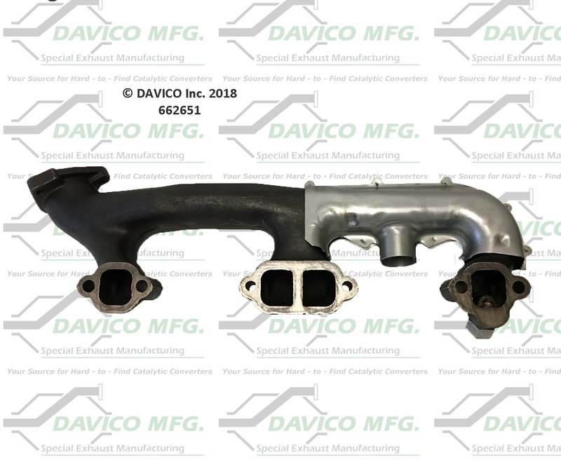 Davico 662651 Exhaust Manifold - Right