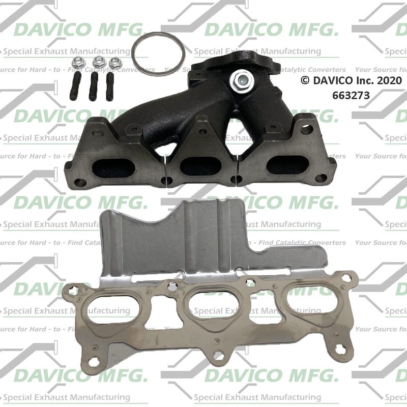Davico 663273 Exhaust Manifold - Right