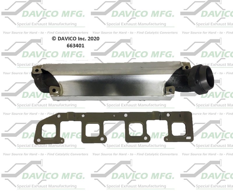 Davico 663401 Exhaust Manifold - Left