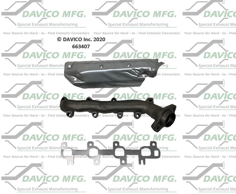 Davico 663407 Exhaust Manifold - Left