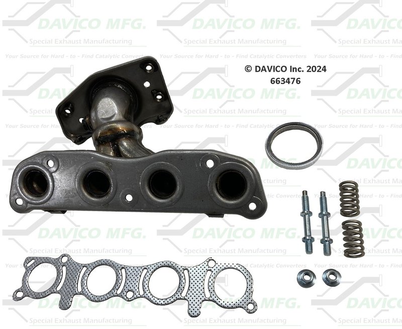 Davico 663476 Exhaust Manifold - Front