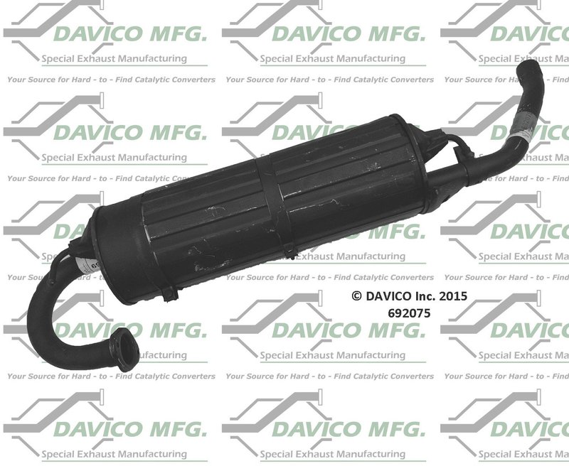 Davico 692075 Exhaust Muffler - Rear