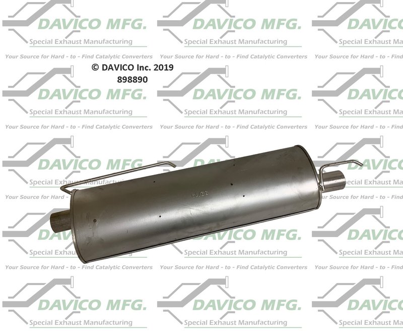 Davico 898890 Exhaust Muffler - Rear