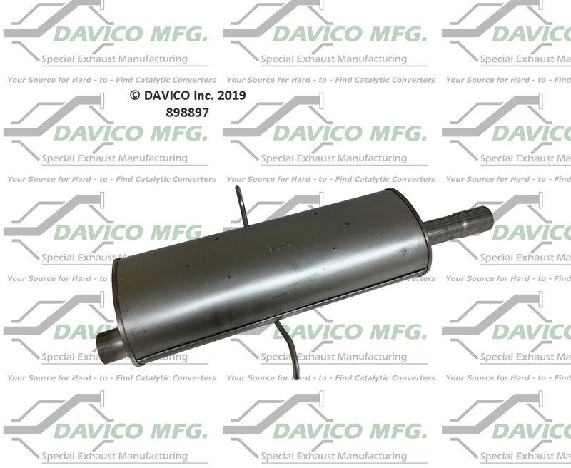 Davico 898897 Exhaust Muffler - Rear