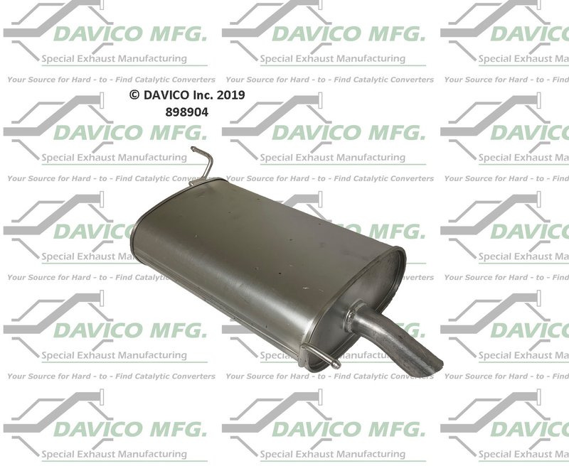 Davico 898904 Exhaust Muffler - Rear