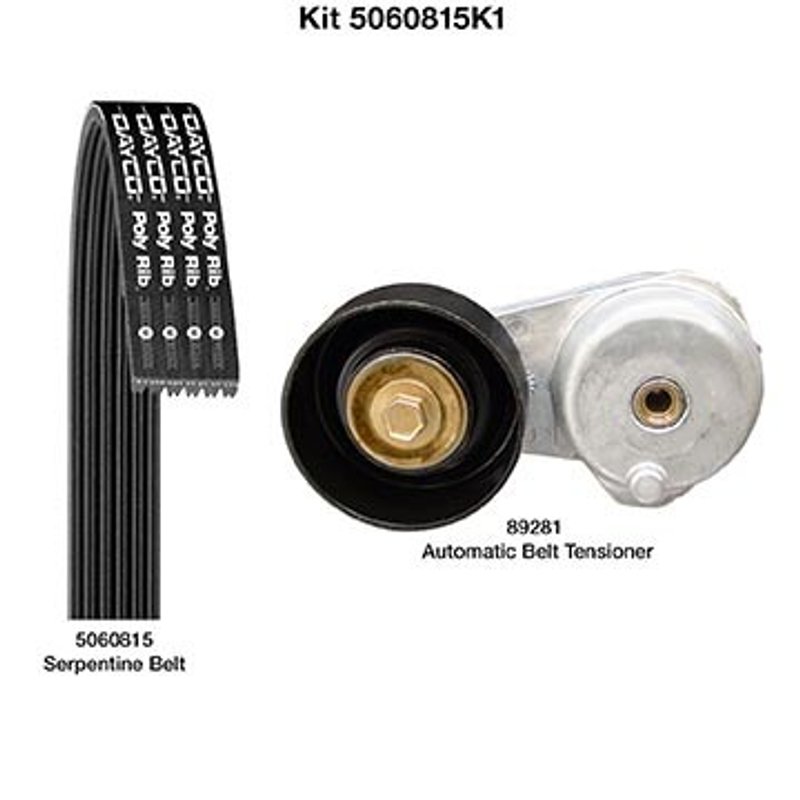 Dayco 5060815K1 Serpentine Belt Drive Component Kit - Main Drive