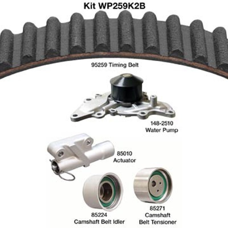 Dayco WP259K2B Engine Timing Belt Kit with Water Pump