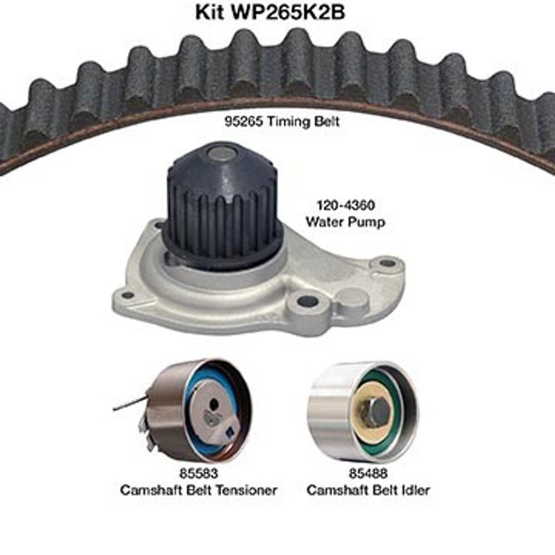 Dayco WP265K2B Engine Timing Belt Kit with Water Pump